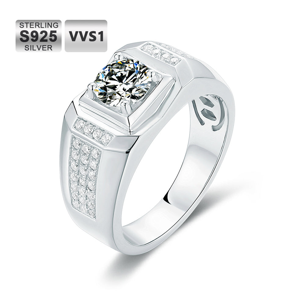 Scarabeaus VVS MOISSANITE MAN RINGS