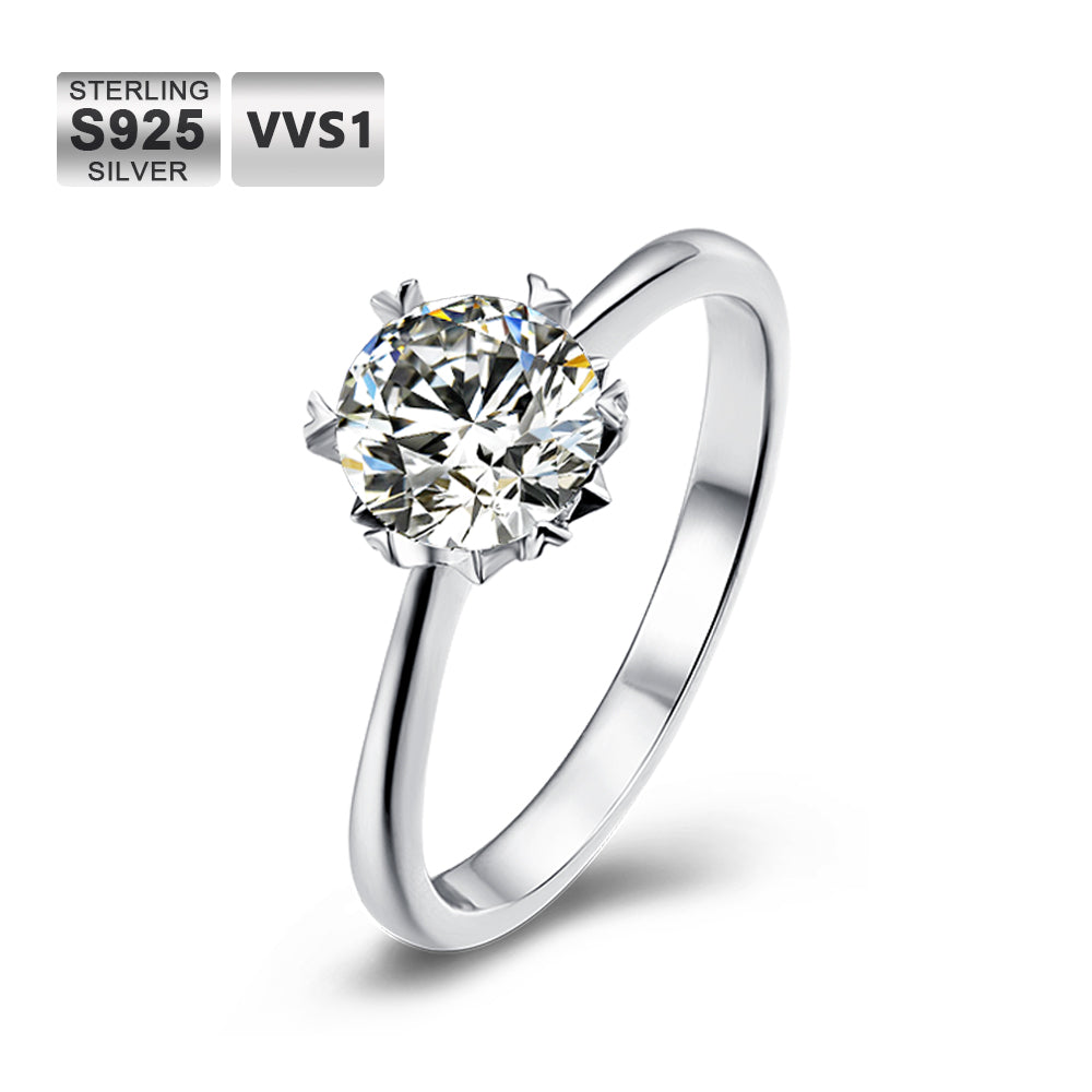 Scarabeaus Moissanite RIng