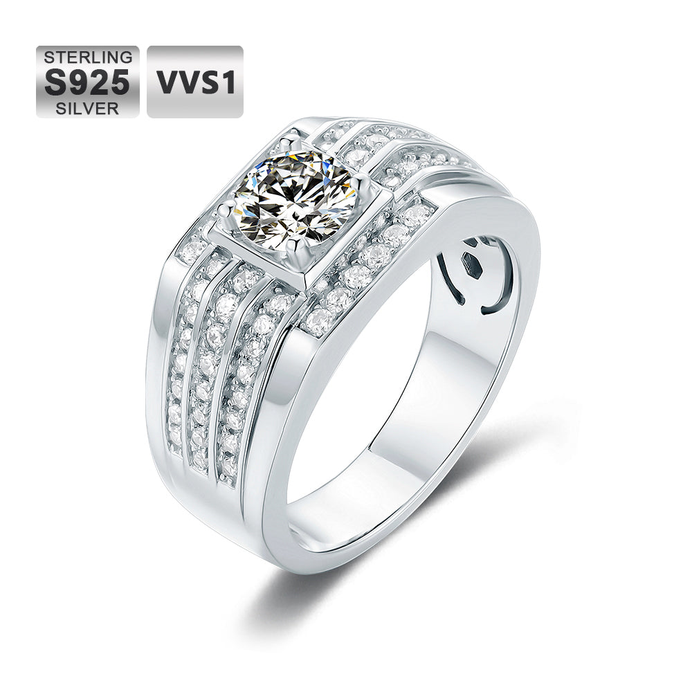 Scarabeaus VVS MOISSANITE MAN RINGS