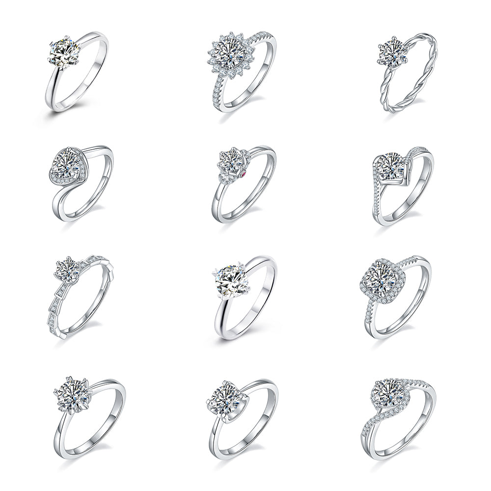 Scarabeaus Moissanite RIng