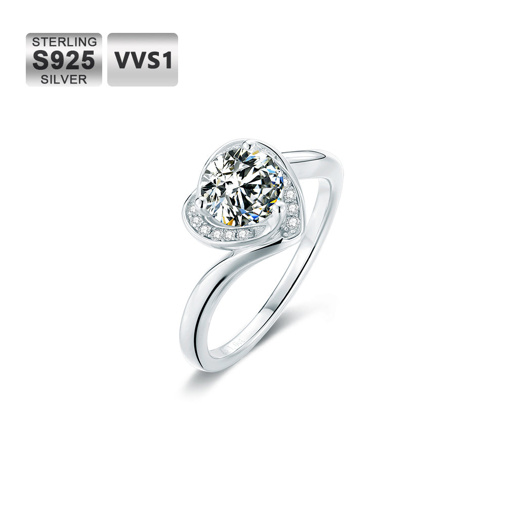 Scarabeaus Moissanite RIng