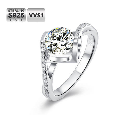 Scarabeaus Moissanite RIng