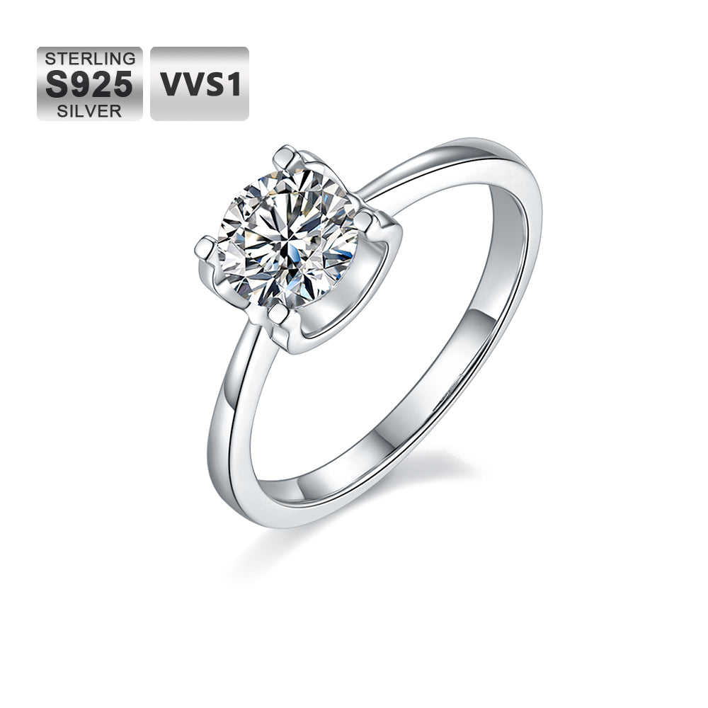 Scarabeaus Moissanite RIng