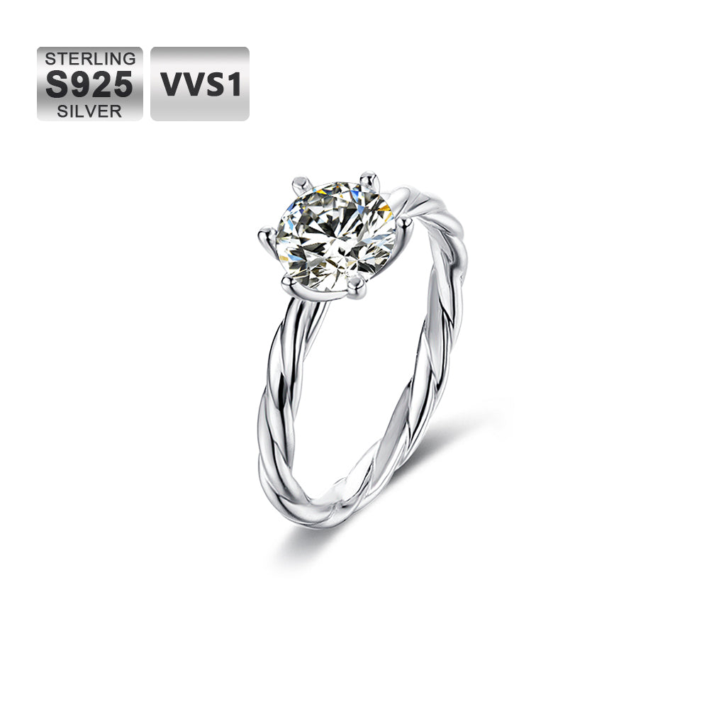 Scarabeaus Moissanite RIng
