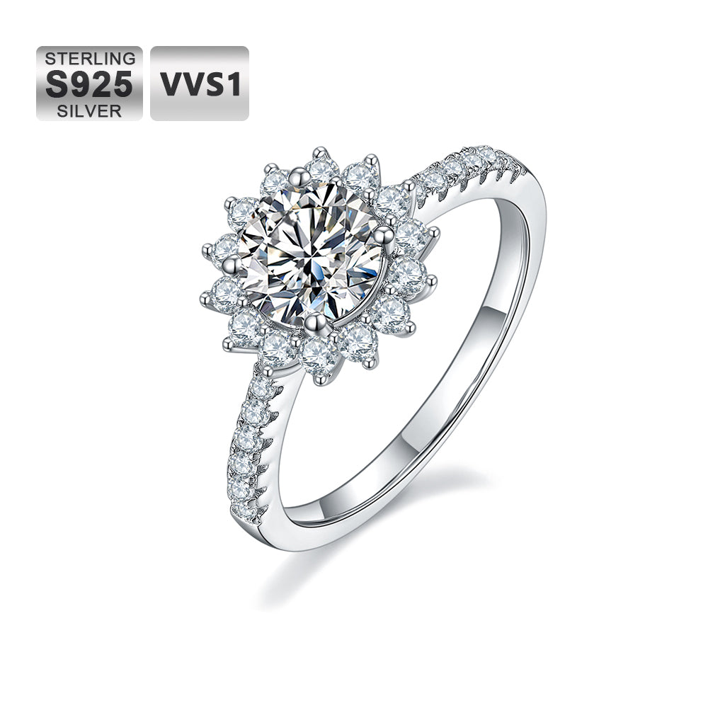 Scarabeaus Moissanite RIng