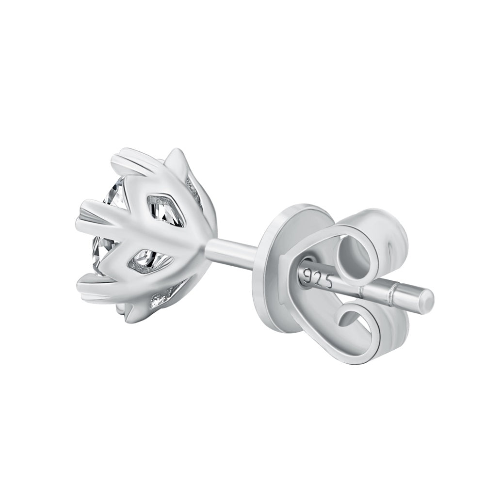 Scarabeaus 0.5 Carats *2 VVS1 Snowflake Moissanite Earrings
