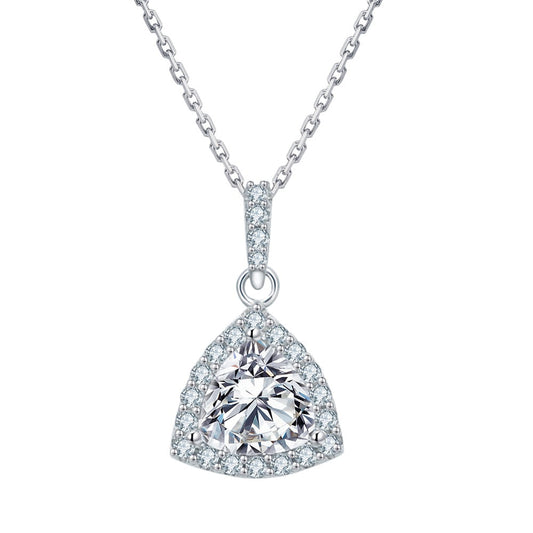 Scarabeaus 1.0 Carats VVS1 Moissanite Pendant Necklace for Women