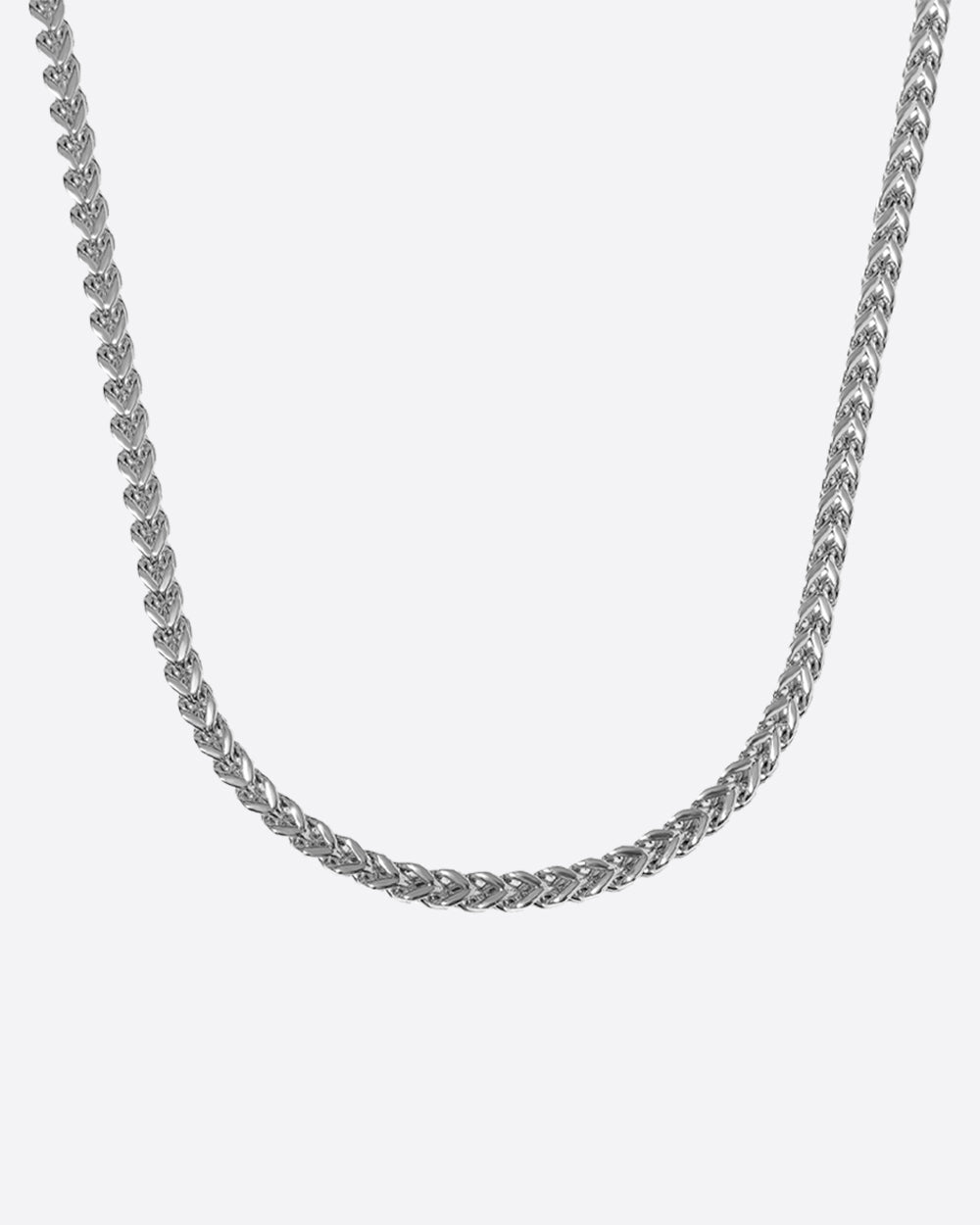 Scarabeaus CLEAN FRANCO CHAIN - 3MM WHITE GOLD