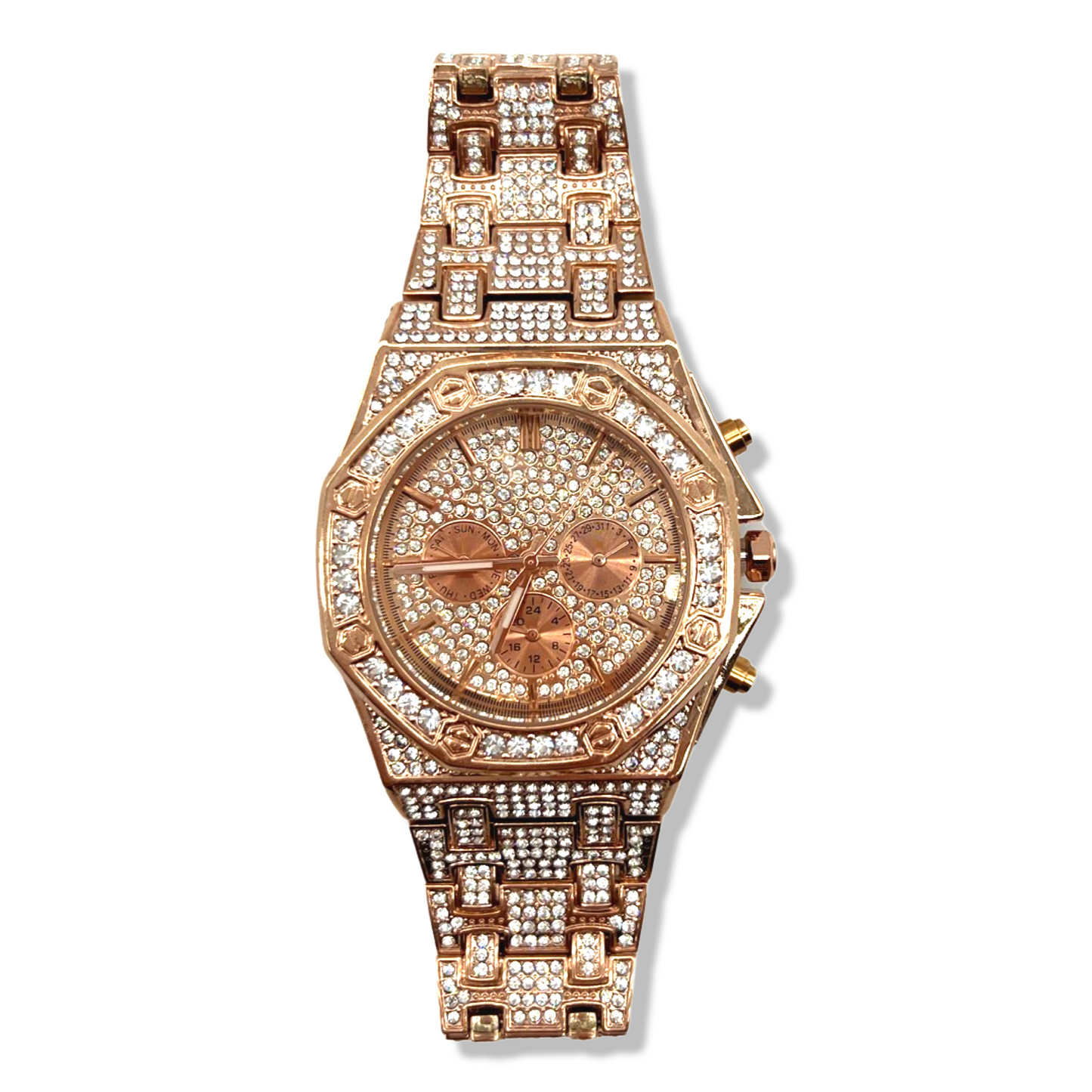 Scarabeaus AUDEMAR STYLE ICED OUT WATCH