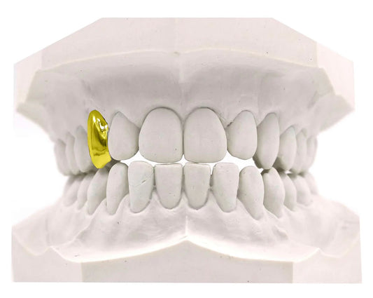 SINGLE CAP GRILLZ SOLID GOLD