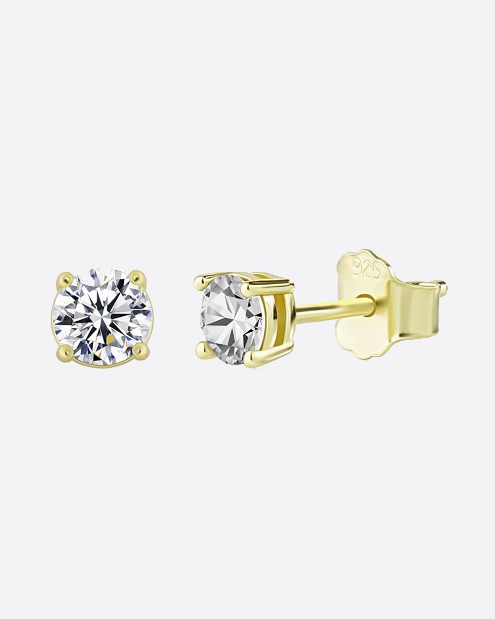 Scarabeaus STUDS 5MM - MOISSANITE