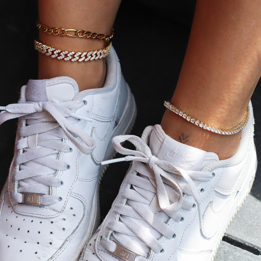 Scarabeaus TENNIS ANKLET - 3MM 14K GOLD