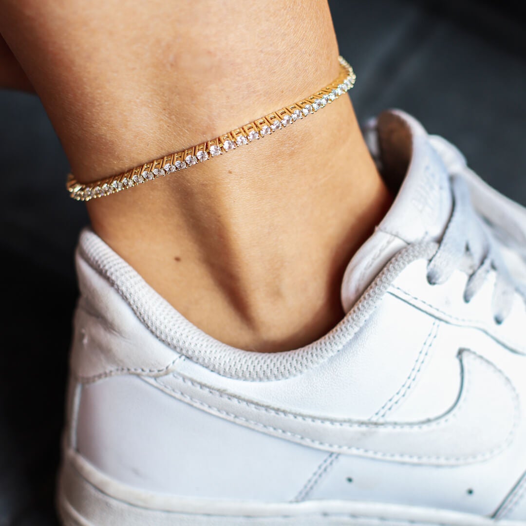 Scarabeaus TENNIS ANKLET - 3MM 14K GOLD