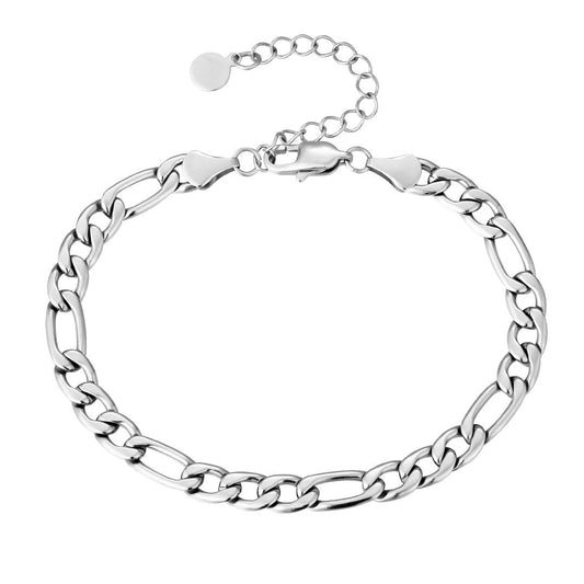 Scarabeaus 7mm Figaro Anklet for Women