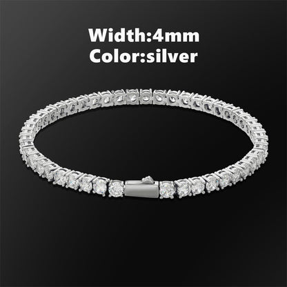 Scarabeaus Tennis Bracelet 4mm CZ  in 14K Gold