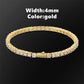 Scarabeaus Tennis Bracelet 4mm CZ  in 14K Gold