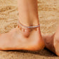 Scarabeaus NEW | 4mm Tennis Stars Anklet Bracelet for Women Adjustable Size