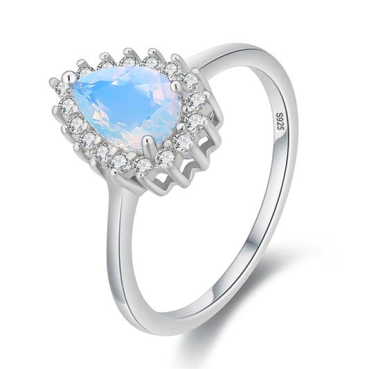 Scarabeaus S925 Moonstone Ring for Women