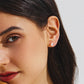 Scarabeaus 0.5 Carats *2 VVS1 Round Moissanite Earrings