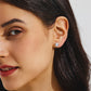 Scarabeaus 0.5 Carats *2 VVS1 Round Moissanite Earrings