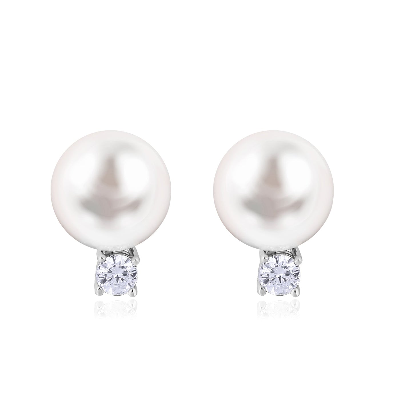 Scarabeaus Pearls  Stud Earrings for Women