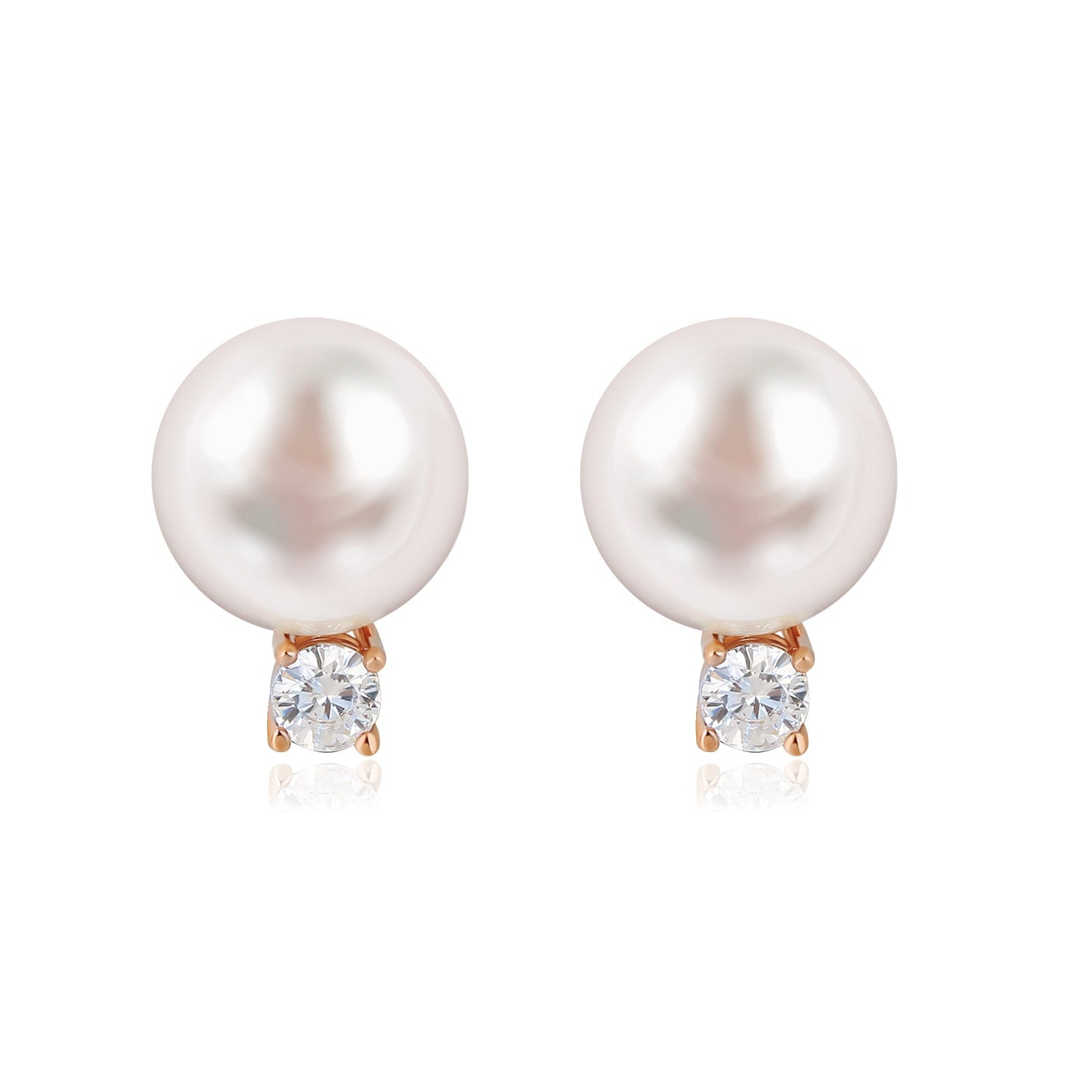 Scarabeaus Pearls  Stud Earrings for Women