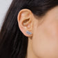Scarabeaus Olive Leaf Stud Earrings for Women