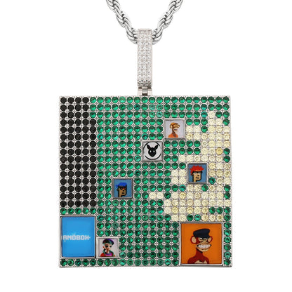 Scarabeaus [Pre Order]NFT Pendant in White Gold