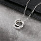 Scarabeaus Interlocking Circles Pendant Necklace