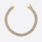 Scarabeaus ICED CUBAN ANKLET - 8MM GOLD