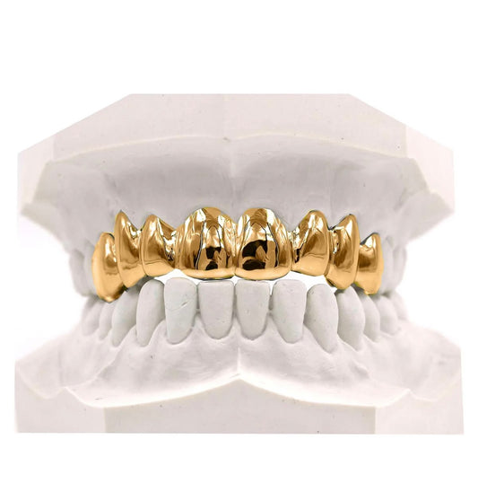 Scarabeaus EIGHT CAP GRILLZ SOLID GOLD