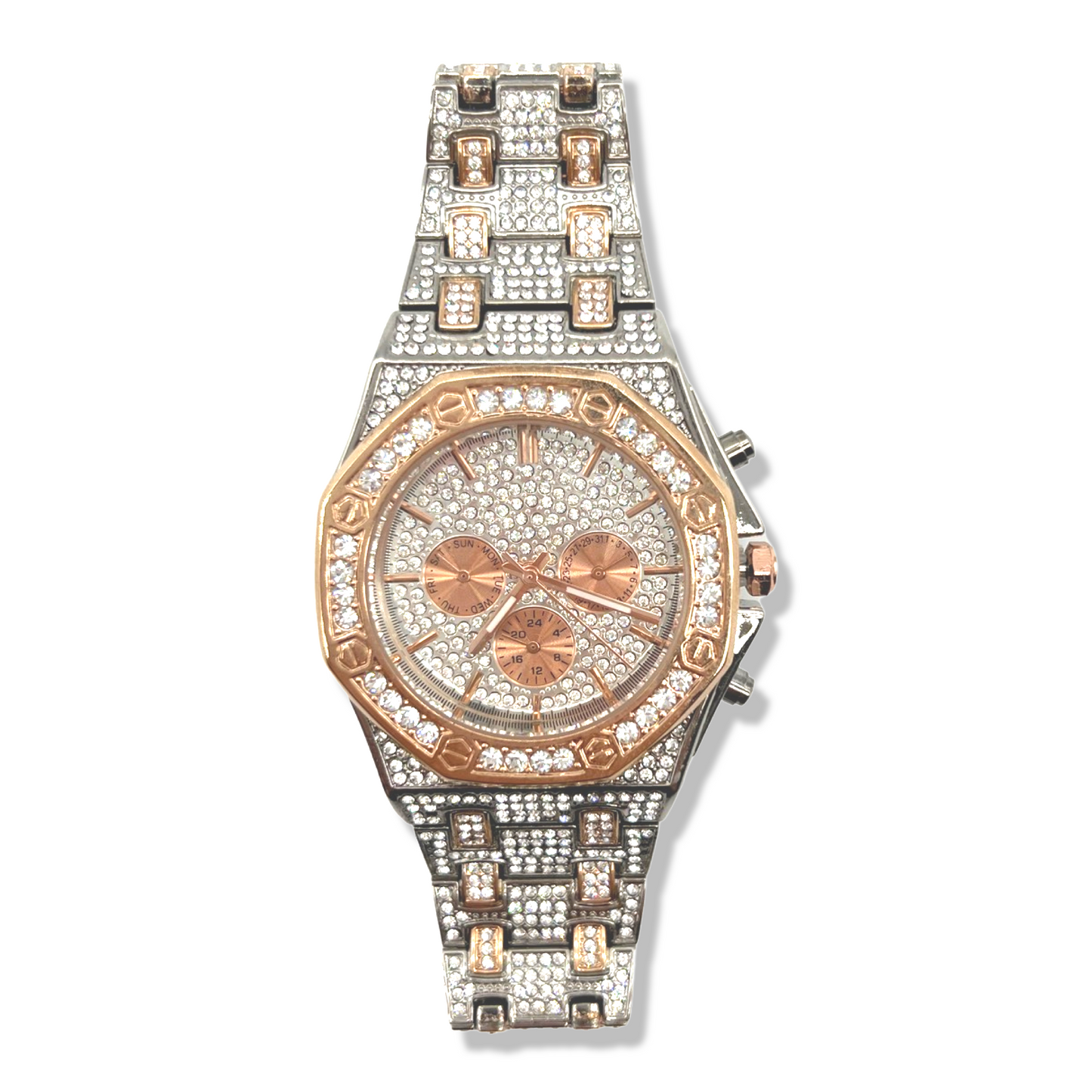 Scarabeaus AUDEMAR STYLE ICED OUT WATCH