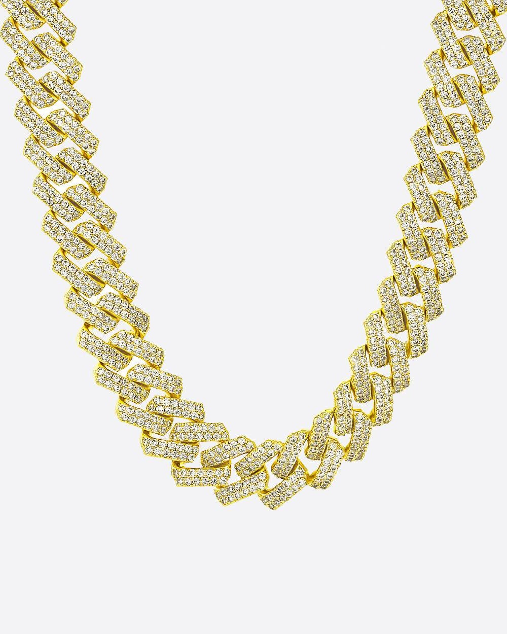 Scarabeaus PRONG CHAIN - 12MM 18K GOLD