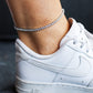 Scarabeaus TENNIS ANKLET - 3MM WHITE GOLD
